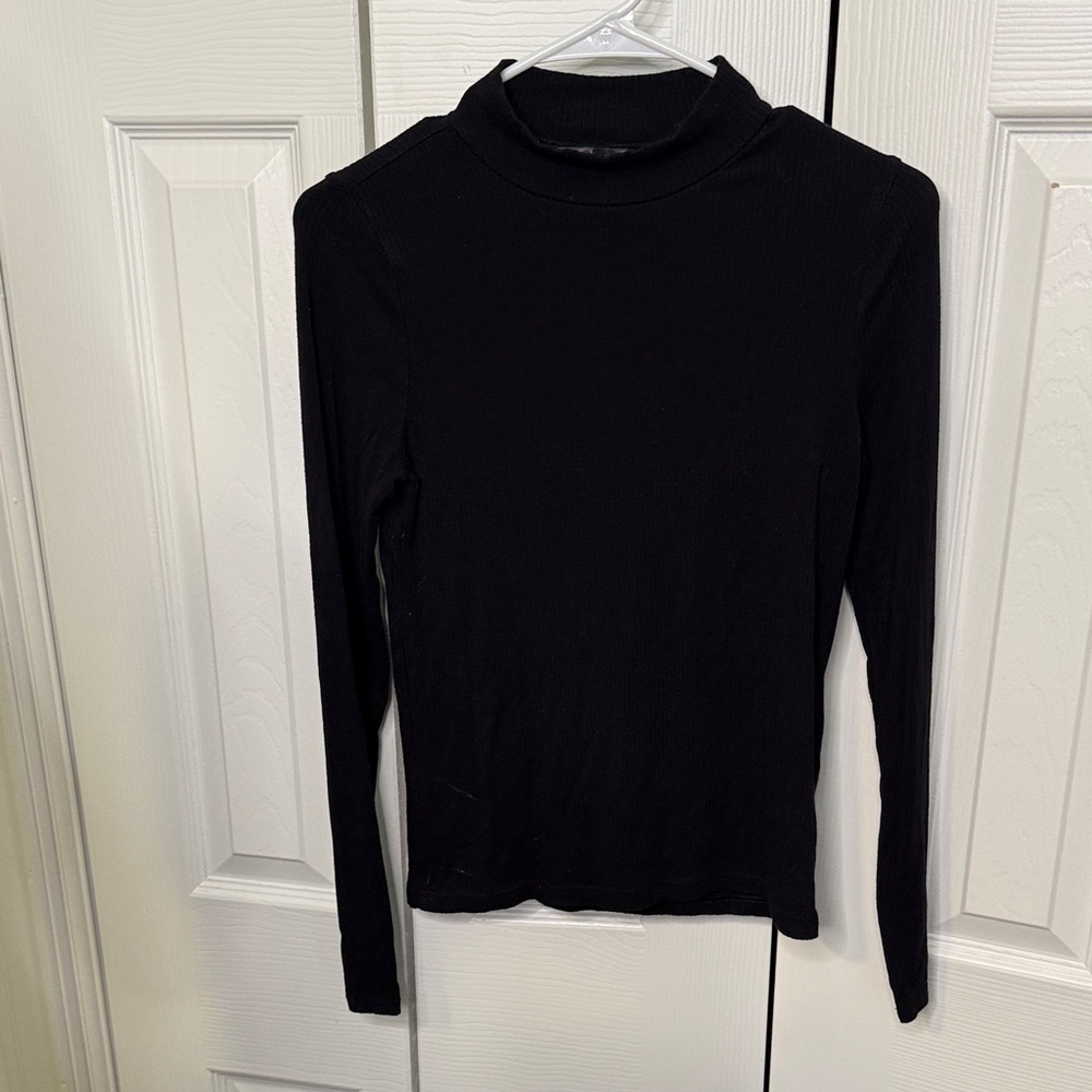 Banana Republic Black Long Sleeve Top